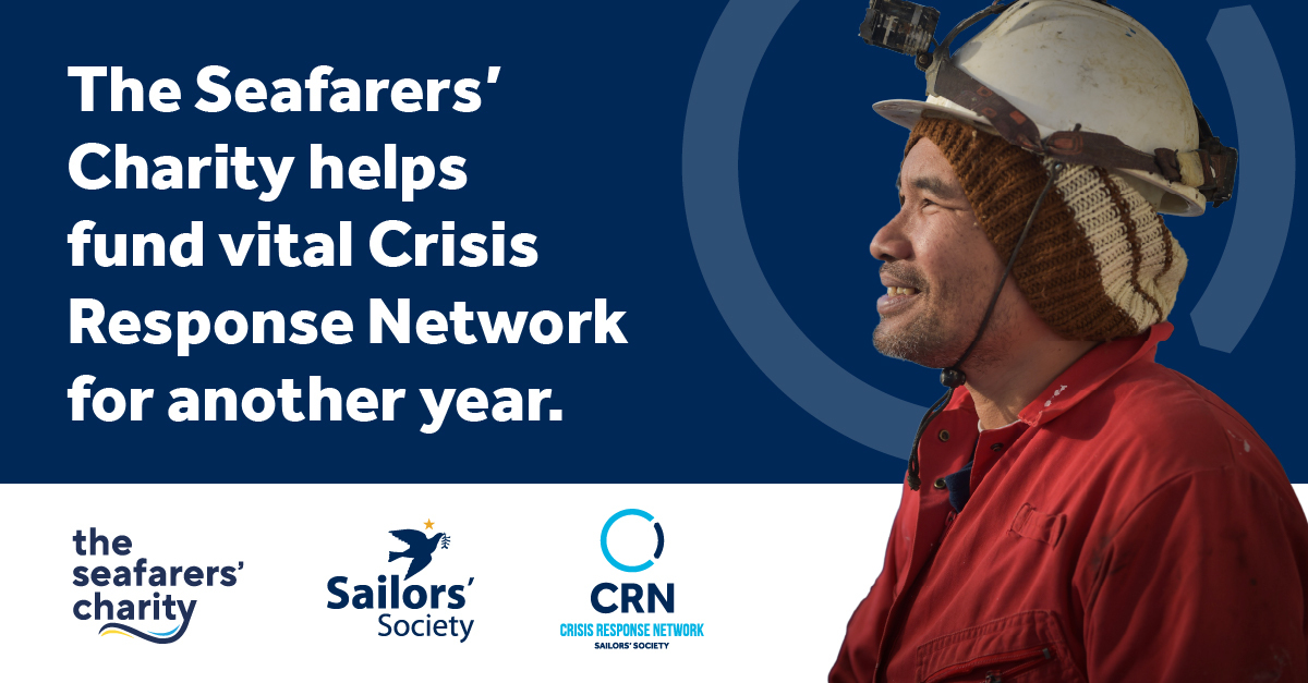 The Seafarers’ Charity helps fund vital seafarer crisis support for another year