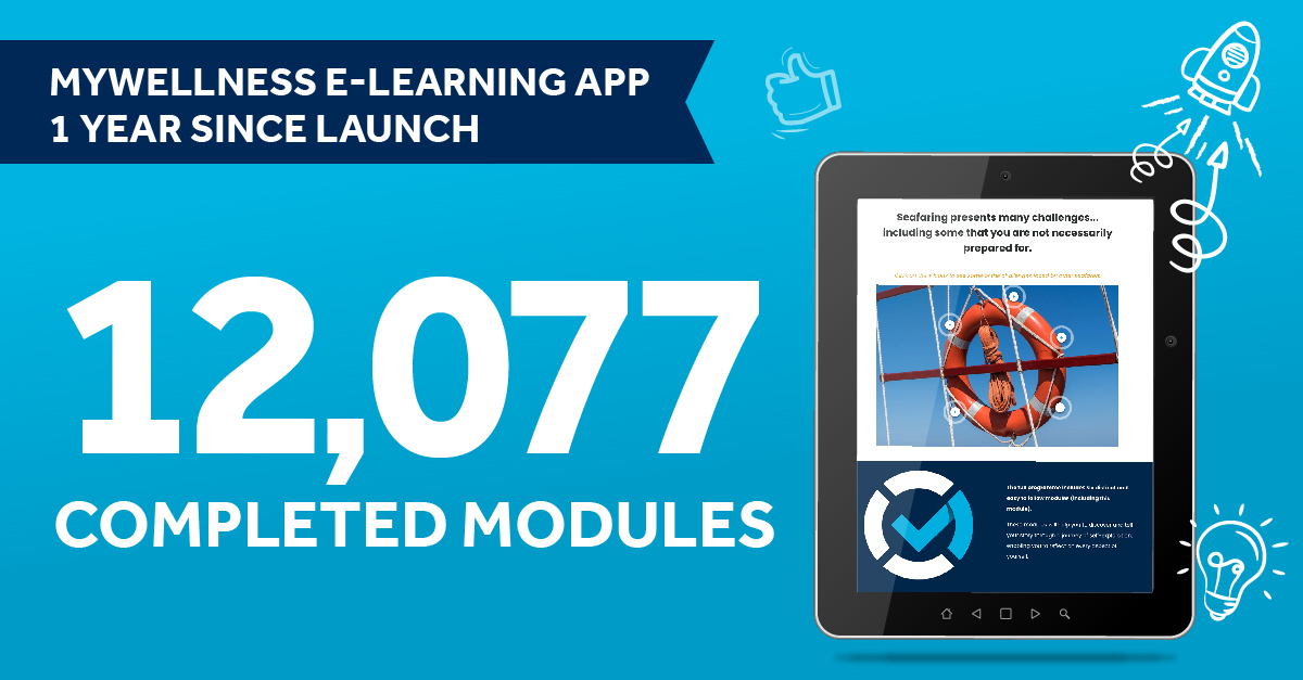 One year on and more than 2,000 seafarers have joined Sailors’ Society’s MyWellness revolution